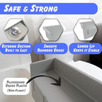 Tub Topper® Bathtub Splash Guard & Bath Shelf - Image 6