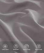 Warmstar Cotton Pillow Cases Standard Size Set of 2, 600 Thread Count - Image 3