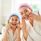 Spa Headbands for Women Skincare Makeup Headband for Washing Face Puffy Bubble - Image 5