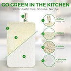 AIRNEX Natural Loofah Sponges for Dishes - Image 2