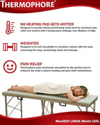 Thermophore MaxHeat Arthritis Pad Moist Heating Pad Size Large 14" x 27" - Image 3
