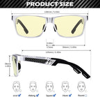 ANYLUV Blue Light Blocking Glasses Men Computer Gaming Glasses Lightweight - Image 6