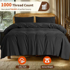 LBRO2M 1000 Thread Count 100% Egyptian Cotton Sheets Set Twin, 3 Piece Sets Bed - Image 2