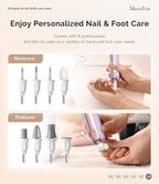 MelodySusie Cordless Pedicure & Manicure Nail Drill Kit, PC760G - Image 7