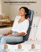 COMFIER Shiatsu Back Massager Chair Pad - Image 4