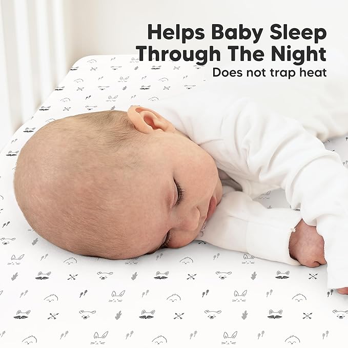 KeaBabies 2-Pack Organic Crib Sheets - Image 5