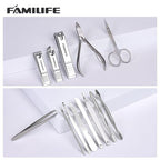 FAMILIFE Manicure Set, Nail Professional Kit Manicure Kits Nail Clipper Sets - Image 7