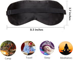 100% Mulberry Silk Sleep Mask Blackout, Cute Natural Sleeping Mask - Image 6