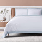 THE COTTON & SILK® 100% Luxury Long-Staple Cotton Duvet Cover Set by THECOTTONSILK