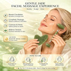 Lymphatic Contour Face Brush & Natural Jade Roller Set - Image 5