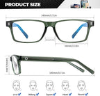 ANYLUV Blue Light Glasses Men Woman, Eye Strain Relief Eye Protection - Image 4