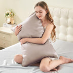 INFIIXSO Mulberry Silk Pillow Case King Size, Silk Pillowcase - Image 3