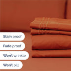 Split King Size 5 Piece Sheet Set - Image 5
