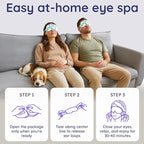 16 Pack Jasmine Steam Eye Mask for Dryness, Strain & Relaxation, Heated Eye - Image 4