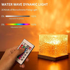 Ocean Wave Projector Light, 16 Color Rechargeable Ocean Lamp, - Image 3