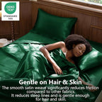 CozyLux Satin Sheets Queen Size Bed Set - Image 2