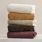 EVERGRACE Velvet Quilt Set King Size, Luxurious Soft Striped Channel Bedding Set - Image 6