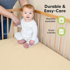 KeaBabies 2-Pack Organic Crib Sheets - Image 7