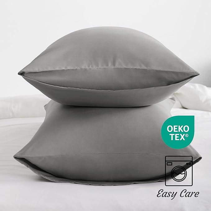 NTBAY Standard Pillow Cases Set of 2, 2 Pack Brushed Microfiber 20x26 Pillow - Image 5