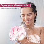 MTDLYICE Loofah for Women 75g 4 Pack, Bath Sponge Soft Mesh Shower Puff Loofah - Image 4