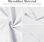 DOWNSTORIA Body Pillow Cover, Ultra Soft Microfiber Long Pillowcase, Envelope - Image 3