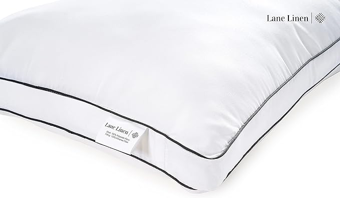 Lane Linen King Size Pillows Set of 2 - Image 4