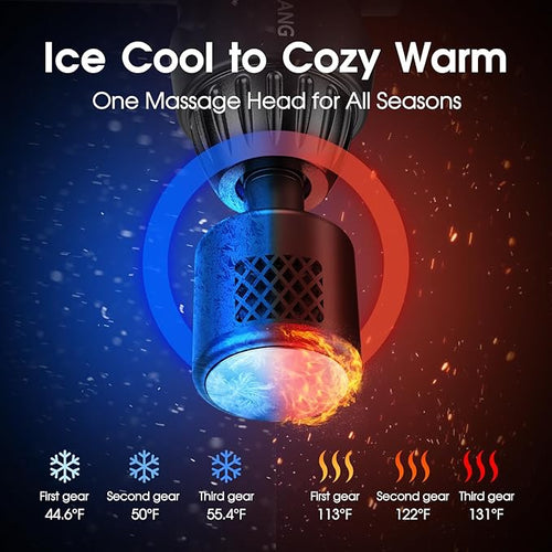 AERLANG Massage Gun with Heat and Cold, Deep Tissue Massage Gun, Back and Neck - Image 2