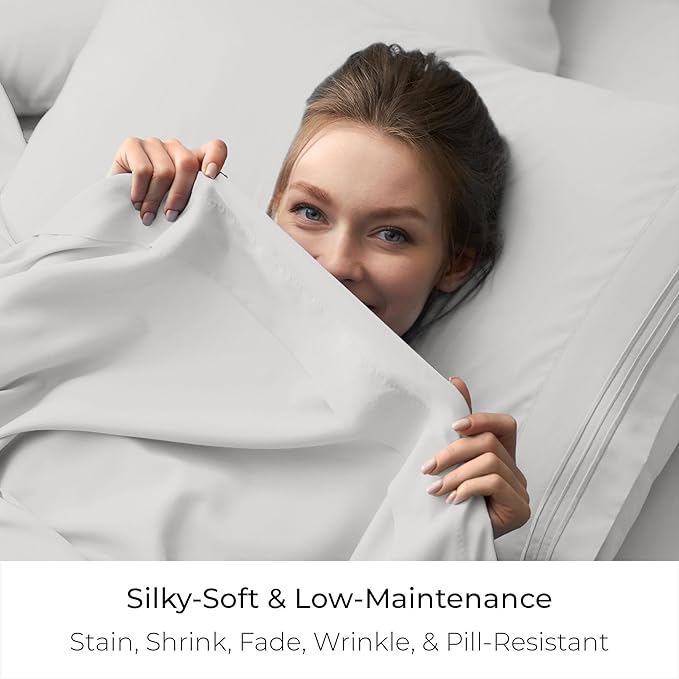 Mellanni California King Size Flat Sheet - Image 5