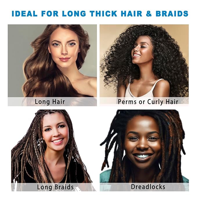 Extra Large Shower Cap 2 PCS Waterproof Shower Caps - Image 5