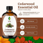 SVA Cedarwood Essential Oil – 4 Fl Oz – 100% Natural Cedar Cupressus Funebris - Image 2