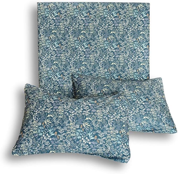 mixinni Small Blue Flower Duvet Cover Twin XL Teen Girls Floral Duvet Comforter - Image 7