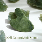 rosenice Gua Sha Scraping Massage Tool Natural Jade Guasha Board - Image 2