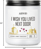AOOVOO Candle - 9oz Soy Wax Scented Candles, I Wish You Lived Next Door Candles - Image 9