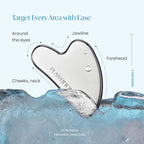 PLANTIFIQUE Stainless Steel Gua Sha | Facial Tool | Skin Massage - Image 3