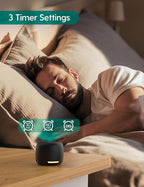 Babelio White Noise Sound Machine, Night Light, Mini and Portable, 15 - Image 4