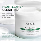 ANUA Heartleaf 77 Toner Pad 70 Sheets, PHA Dead Skin Care Low pH - Image 3