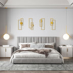 Art3d Metal Wall art, 4 Pieces Abstract Wall Decor - Image 3