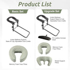 Massage Headrest for Bed, Adjustable Massage Face Cradle at Home, Portable - Image 9