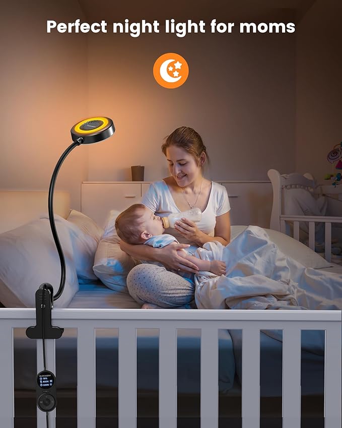 Glocusent Clip on Light, 72 LEDs Clip on Lamp - Image 4