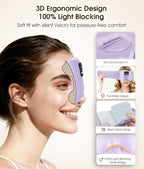 MUSICOZY 3D Silk Bluetooth Sleep Mask Headphones, Mulberry Silk Eye Mask - Image 5