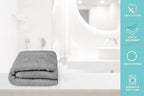 Large Bath Towels Pack of 6 – 24" x 50", 100% Cotton Terry – Soft, Quick-Dry & - Image 7