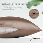 OLESILK Silk Body Pillowcase 20x54 Zippered: 100% Mulberry Silk - Image 5