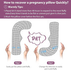 BATTOP Pregnancy Pillows for Sleeping, Maternity Body Pillow - Image 9