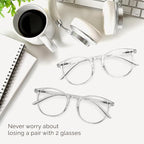 IBOANN Blue Light Glasses for Woman/Men, Fashion Blue Light Glasses Men - Image 8