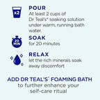 Dr Teal's Epsom Salt Magnesium Soak, Arnica Body Relief - Image 5