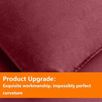 TAIMIT Burgandy Queen Size Comforter Set - Image 5