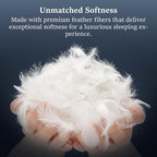 COZSINOOR Goose Feather Pillows Queen Size - Image 4