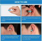 VOISEN 60 Pairs Foam Ear Plugs, Ear Plugs - Image 3
