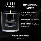 Lulu Candles | Passionfruit Infused Mango | Highly Scented Premium Candles in - Image 2