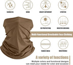 Geyoga 6 Pieces Summer UV Protection Cooling Neck Gaiter Face Clothing Neck - Image 2